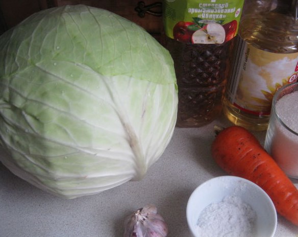 Рецепт Маринованная капуста быстрого приготовления