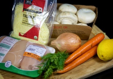 Рецепт Запеканка с морковью, грибами и курицей