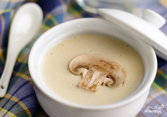 Рецепт Грибной суп с сыром