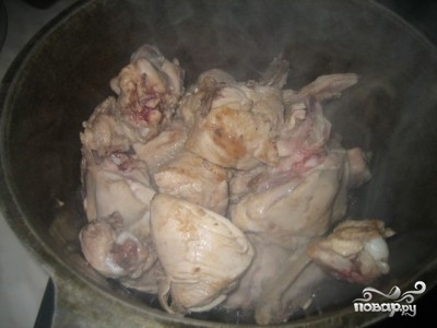 Рецепт Подливка из курицы со сметаной