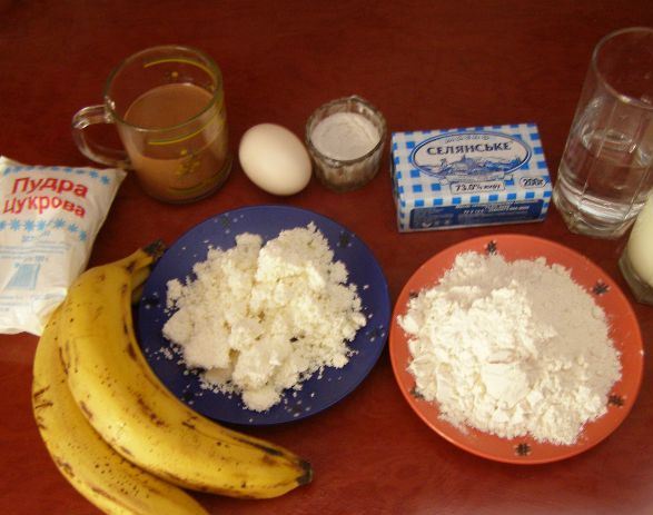 Рецепт Блинчики из банана и яйца
