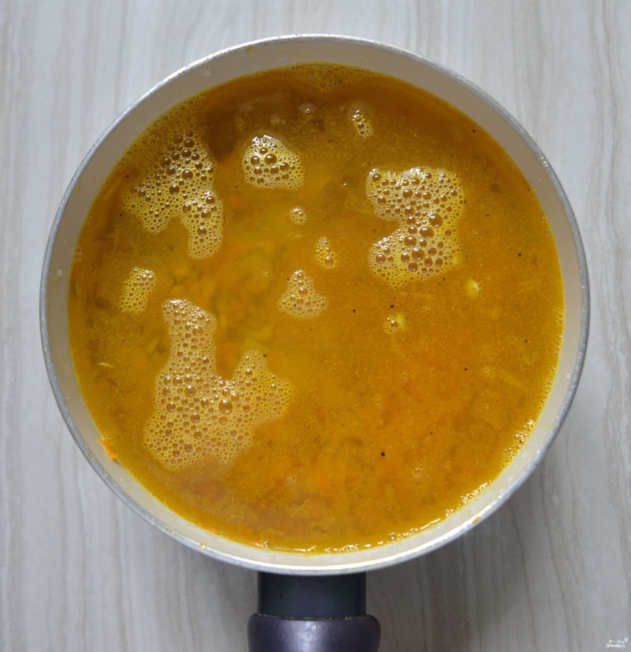 Суп из чечевицы вегетарианский