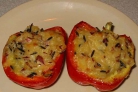 Красный перец с сыром