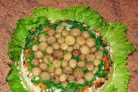 Салат "Полянка" с грибами