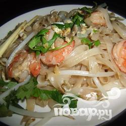 Рецепт Тайское блюдо из рисовой лапши