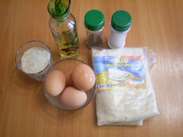 Рецепт Лаваш с рисом и яйцом
