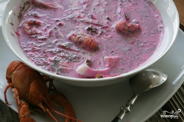 Рецепт Холодник с раками