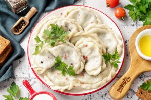 Вареники с грибами