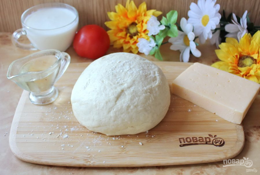 Тесто для пиццы на кефире - пошаговый рецепт с фото на Повар.ру