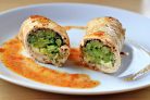 Куриная грудка, фаршированная брокколи и сыром