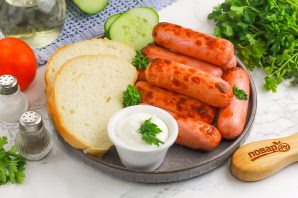 Сосиски в аэрогриле