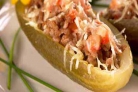 Фаршированные мясом огурцы