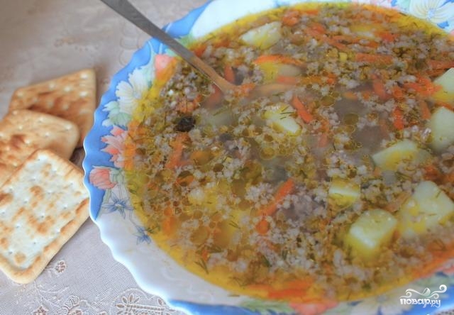Рецепт Суп с фаршем в мультиварке