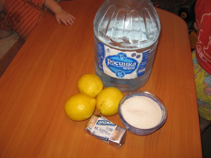 Рецепт Квас из лимона