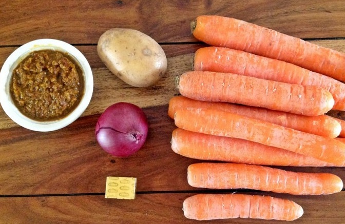 Суп из моркови с карри
