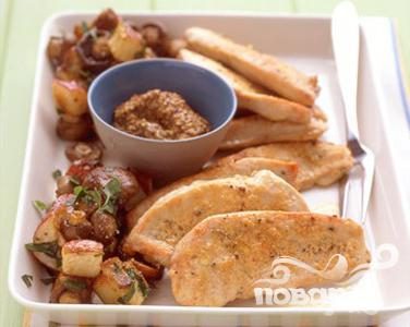 Рецепт Котлеты из индейки с картофелем и грибами