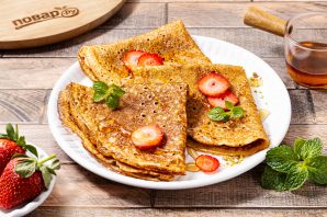 Постные блины на дрожжах