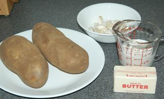 Рецепт Чесночное картофельное пюре