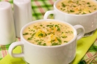 Сырный суп с рисом