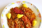 Чечевица с копчеными ребрышками