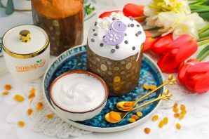 Белковая глазурь на кулич