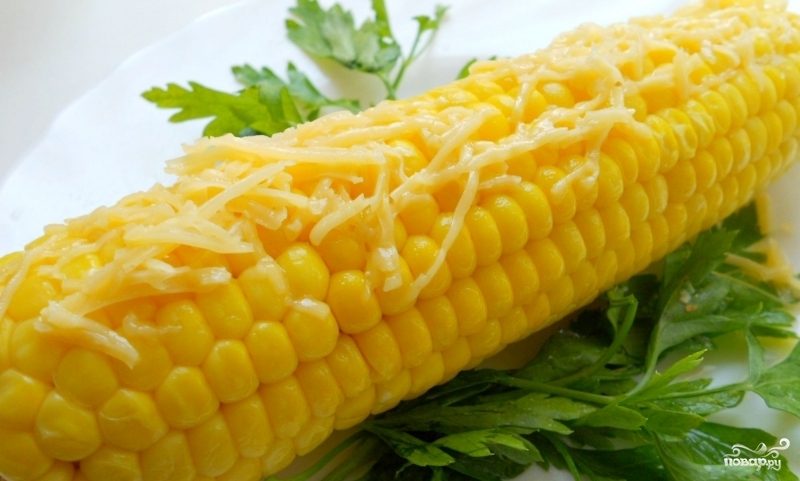 Рецепт Кукуруза с сыром