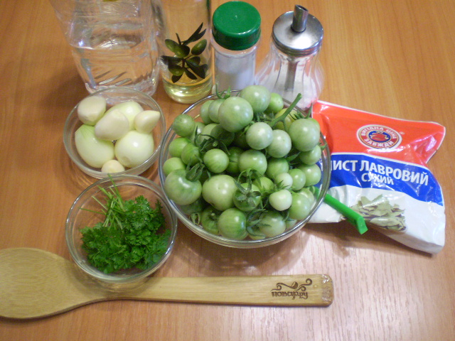 Рецепт Закатка зеленых помидоров на зиму