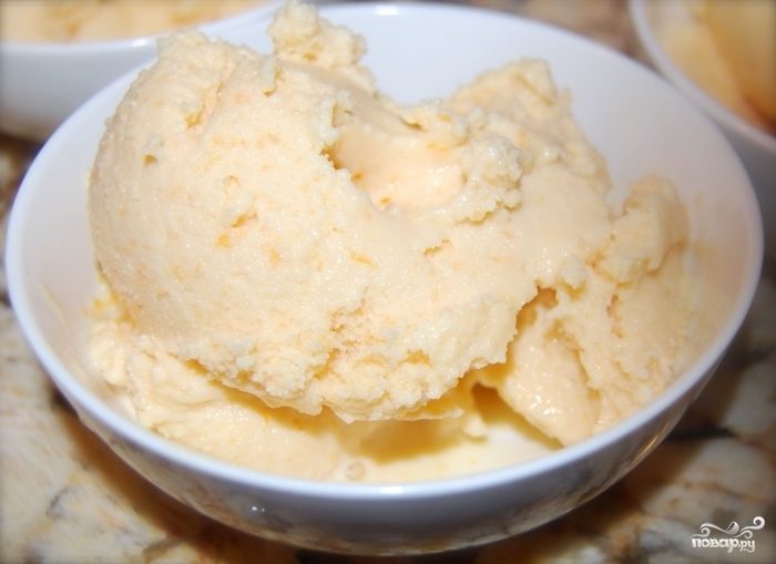 Рецепт Мороженое из молока и сахара