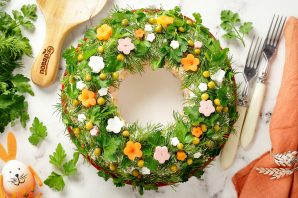 Салат "Пасхальный венок"