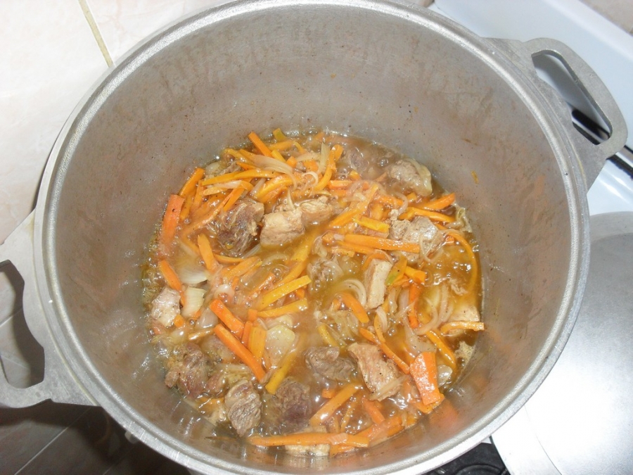 Рецепт Плов узбекский из баранины