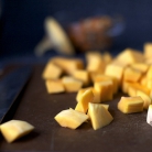 Рецепт Салат с тыквой, чечевицей и козьим сыром