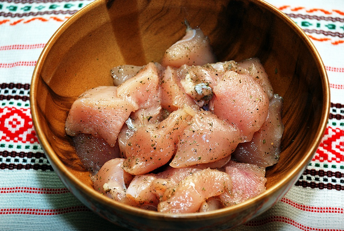 Рецепт Куриные кусочки в сливочном соусе