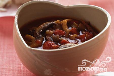 Рецепт Суп из грибов и помидоров
