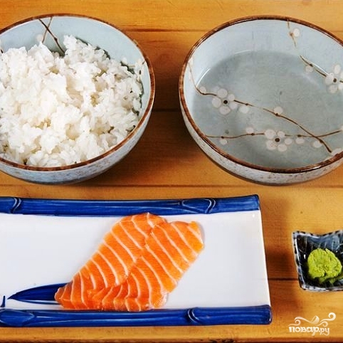Рецепт Суши с лососем