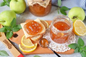 Варенье из яблок и лимона