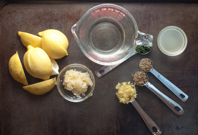 Рецепт Курица в лимонном соке