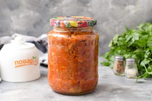 Маринованные шампиньоны с капустой
