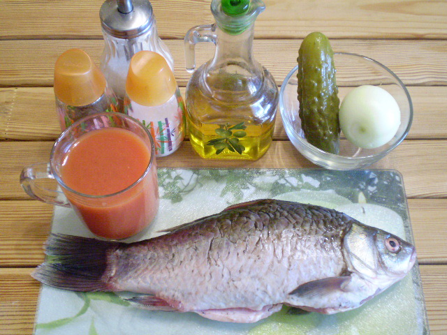 Рецепт Жареная рыба с подливой