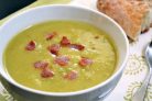 Гороховый суп-пюре с беконом и картофелем