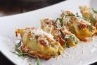 Фаршированные макароны Ракушки с сыром и шпинатом