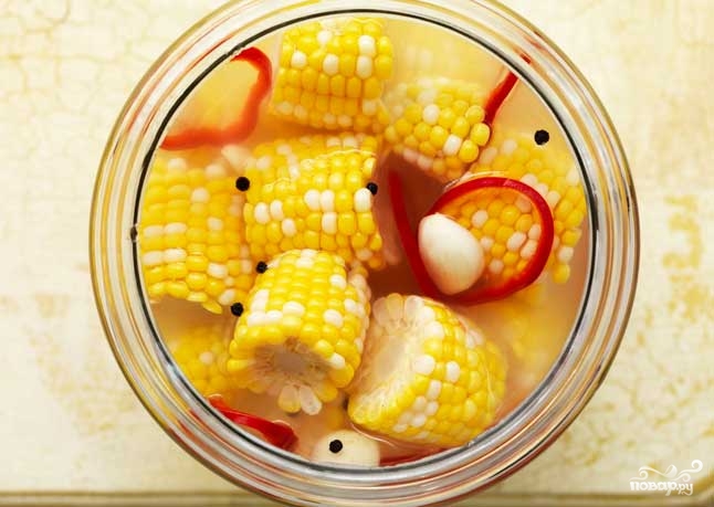 Рецепт Кукуруза, консервированная в домашних условиях