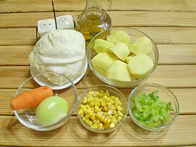 Рецепт Картофельное рагу с овощами