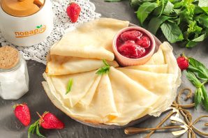 Белые блины