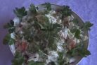Пекинская капуста с курицей и грибами