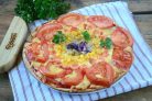 Овощная пицца Солнышко