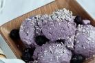 Черничное суфле на маскарпоне