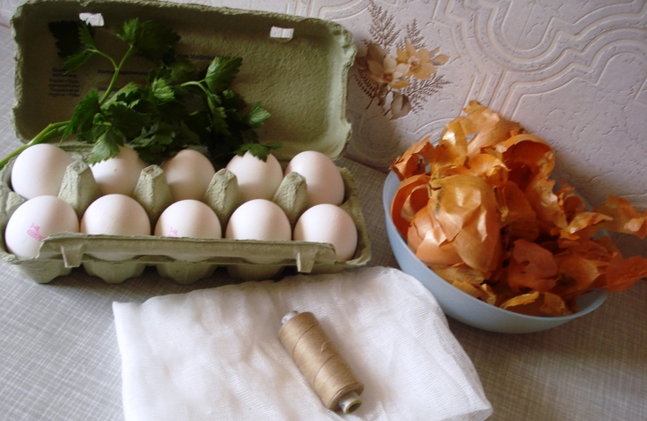 Рецепт Красные яйца на пасху