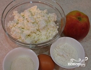Рецепт Сырники с яблоками