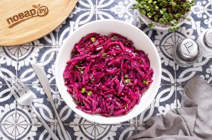 Салат из вареной свеклы