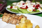 Шашлык из куриных грудок